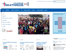 Tablet Screenshot of colegiostrinitarios.com